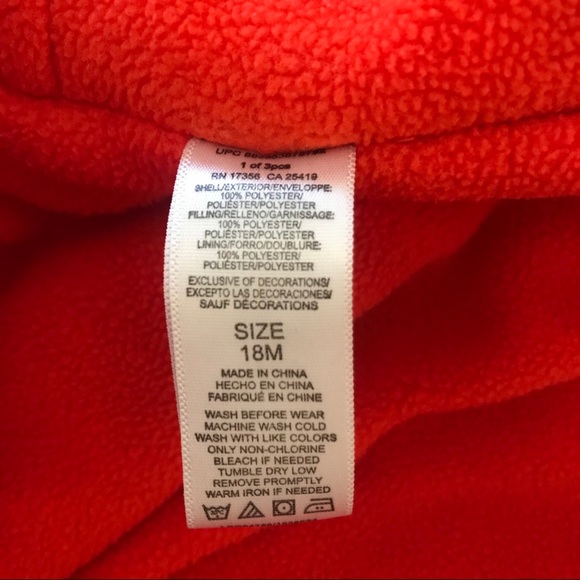 Little Me Puffer Jacket Camo 18 M Green Orange - Picture 11 of 16